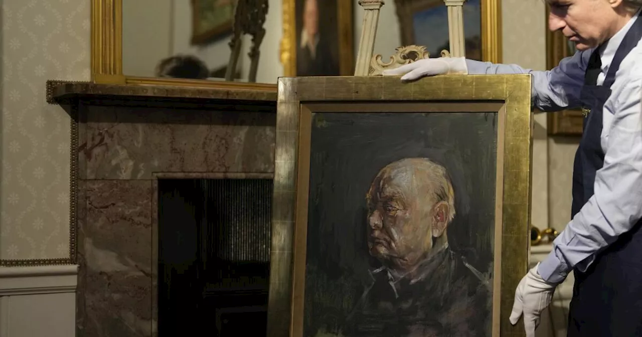 A painting of Winston Churchill by an artist whose work he hated is up for auction