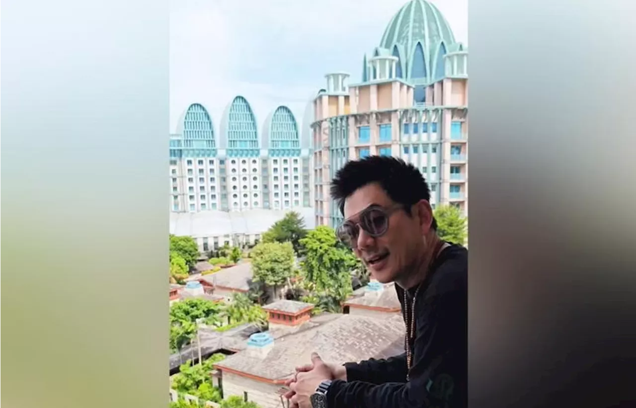 Singer Richie Jen asks fans not to mention they have bumped into him in Singapore