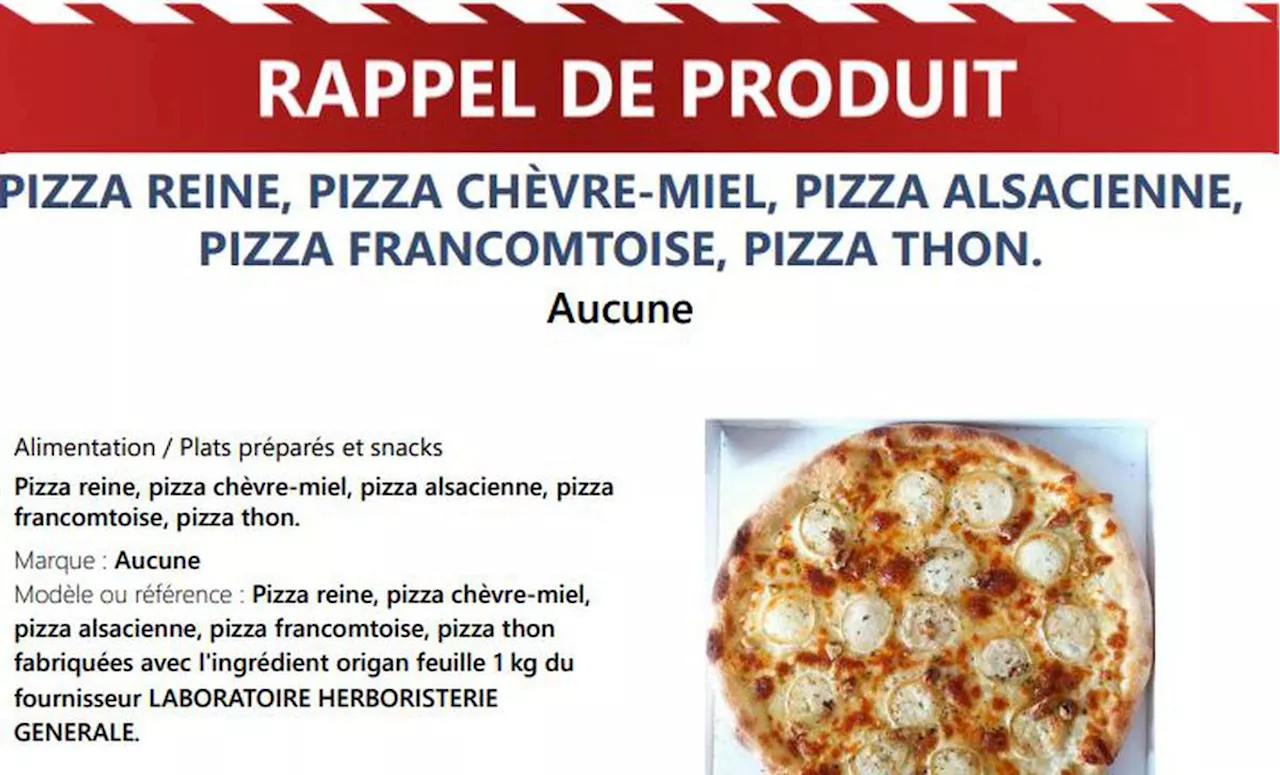 Auchan rappelle des pizzas à cause de la possible présence de « débris de verre »