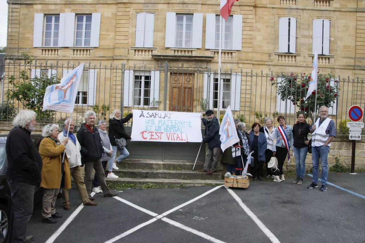 « Le tissu économique est avec nous » : le comité de défense de l’hôpital de Sarlat fait valoir ses soutiens