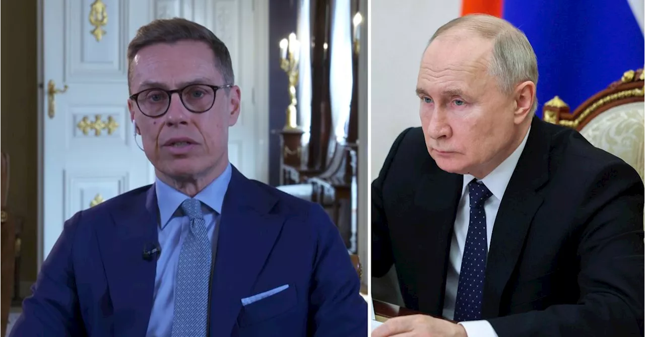 Finlands president Alexander Stubb om säkerhetsläget: ”Känner mig lugn”