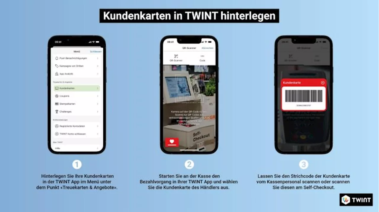 Twint integriert Supercard, Cumulus und Co.