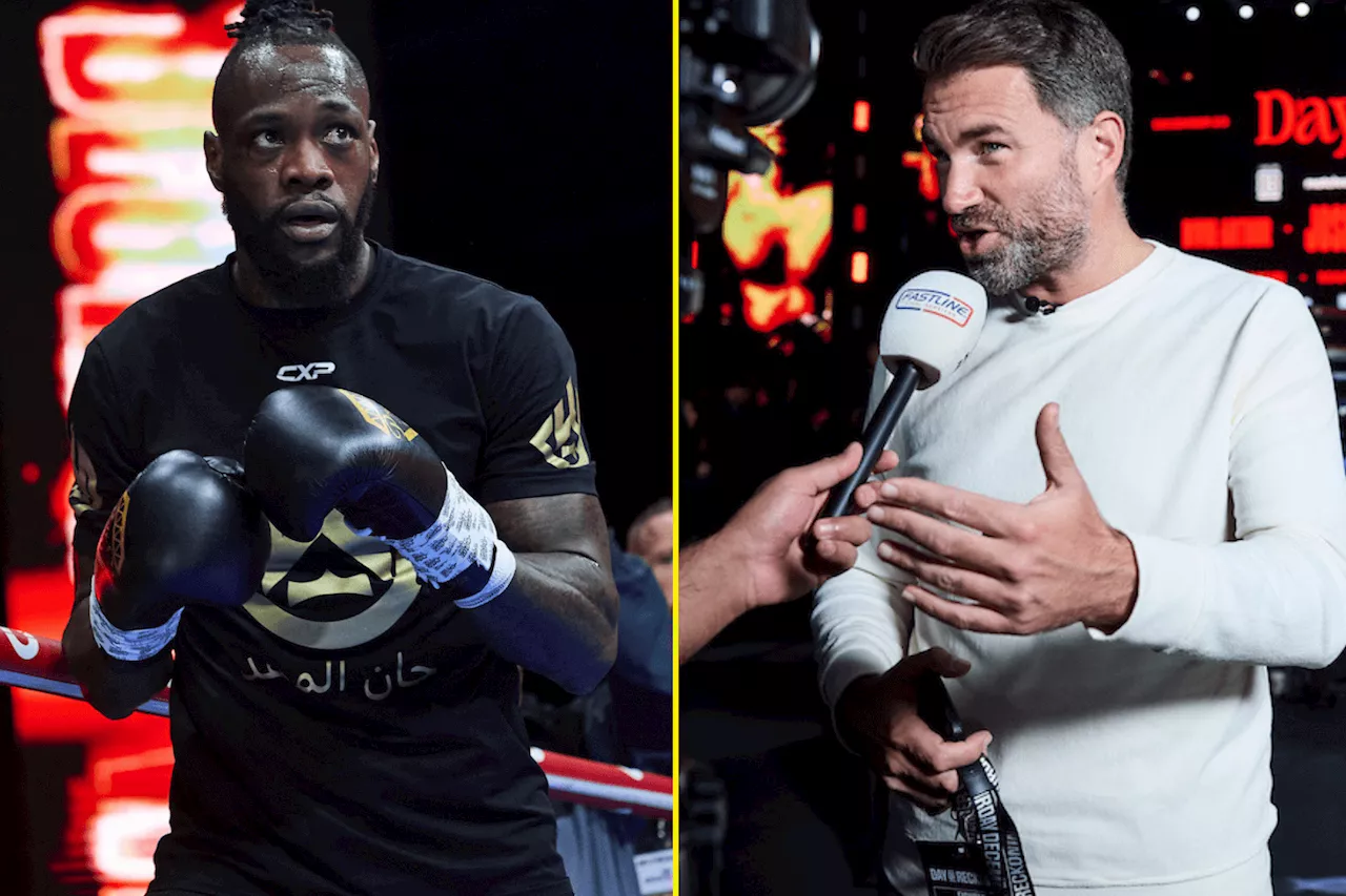 – Deontay Wilder and Eddie Hearn reveal exactly how they settled long-term feud to t...