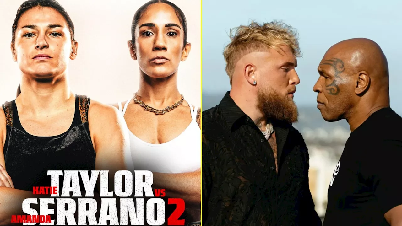 Katie Taylor vs Amanda Serrano rematch announced for Jake Paul vs Mike Tyson card on Netflix...