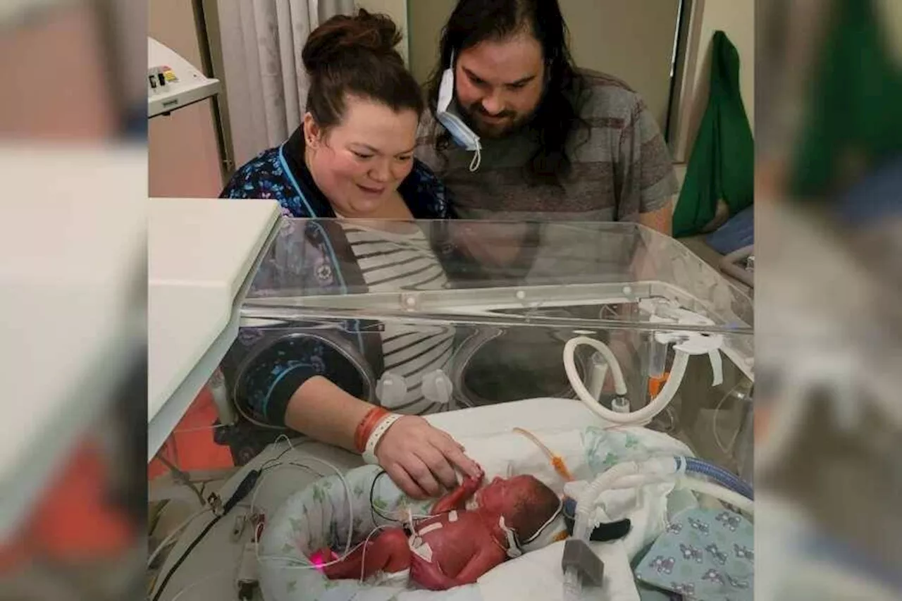 Shuswap parents focused on caring for son born 3 months ahead of due date