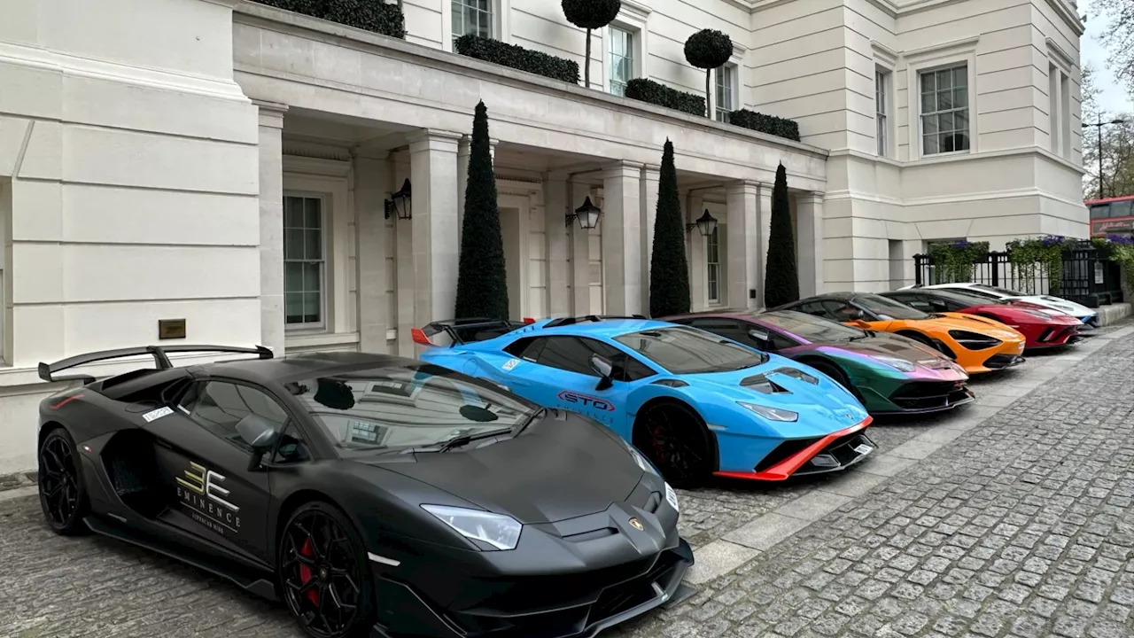 Petrolheads can hire stunning £2 million supercar collection from their room at exclusive hotel