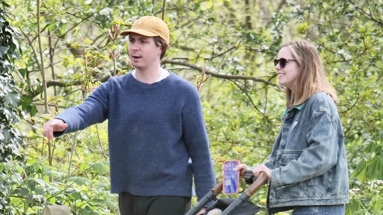 The Inbetweeners’ Joe Thomas and wife Hannah Tointon take young daughter on a walk