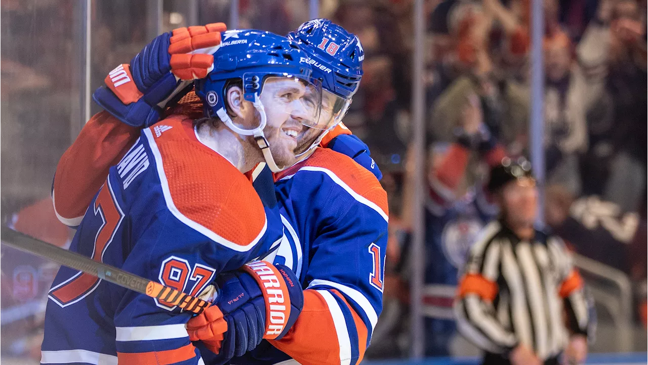 McDavid joins exclusive 100-assist club in Oilers' rout of Sharks