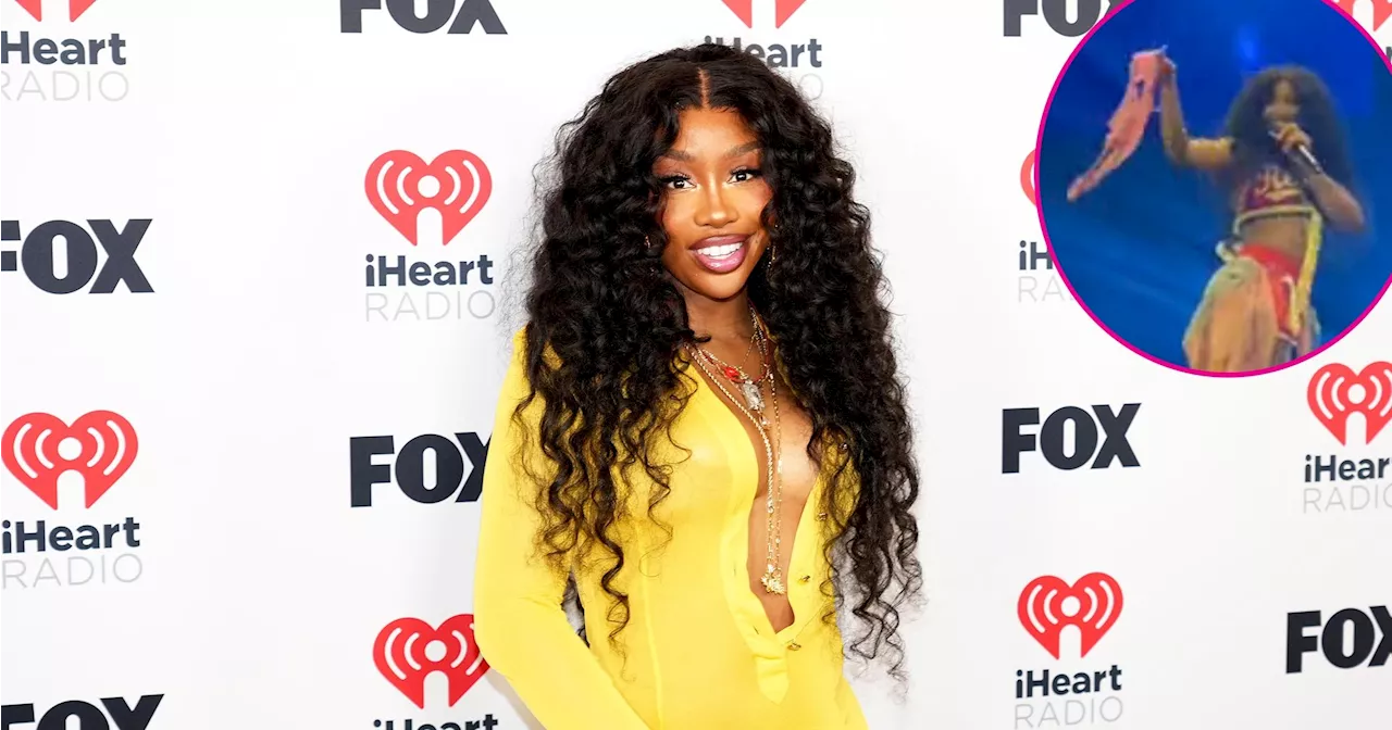 SZA Catches a Pink Bra on Stage During Her ‘SOS Tour’