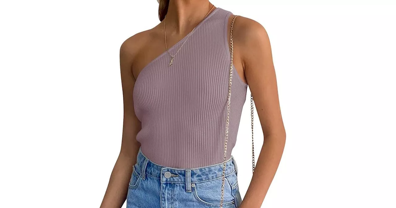 Upgrade Your Tank Top Game with this Stylish Asymmetrical One-Shoulder Top