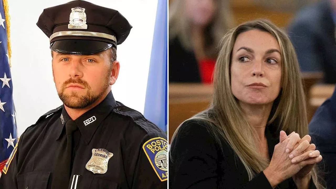 A Boston police officer was killed two years ago. His girlfriend is now on trial for murder