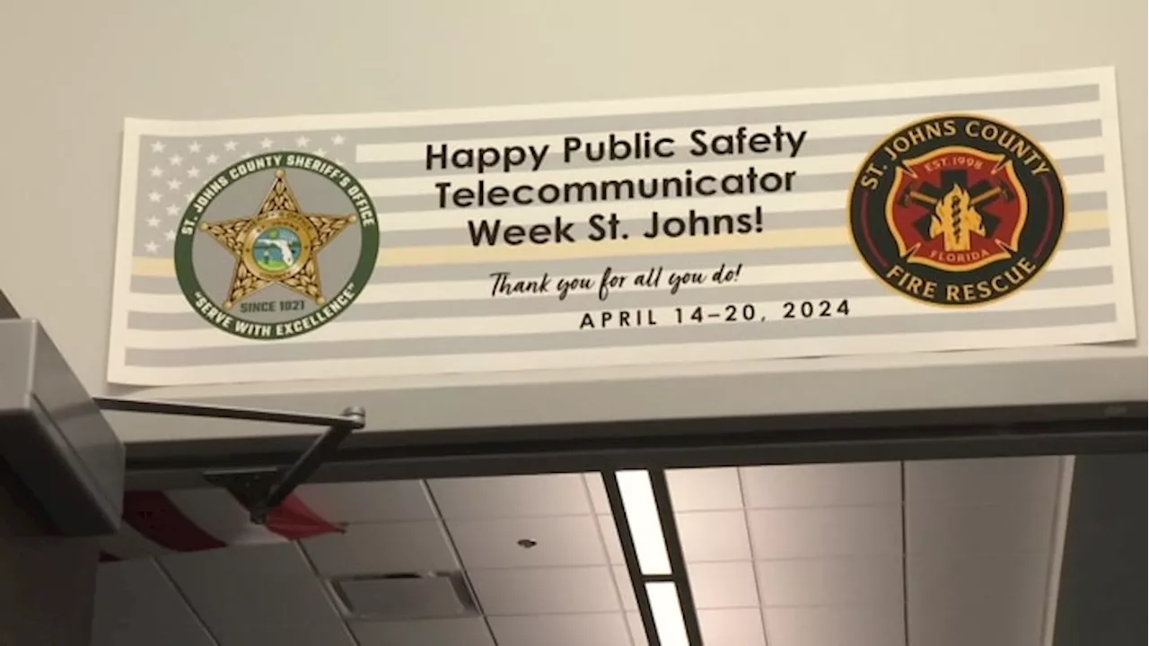 St. Johns County dispatchers spotlighted for National Public Safety Telecommunicators Week