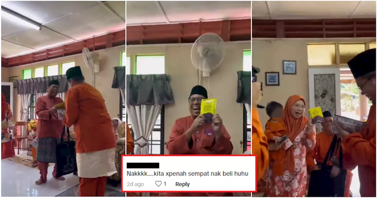 M'sian Gives Out Khairul Aming's Dendeng as Duit Raya AND He Even Looks Like Khairul Aming!