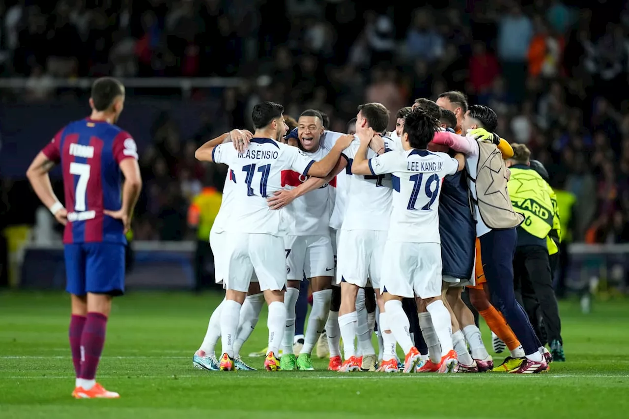 ¿Papelón? PSG goleó al Barcelona 4-1 y lo eliminó, otra vez, de la Champions