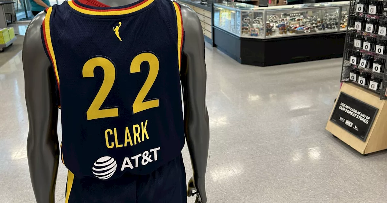 Caitlin Clark merchandise hits Indiana shelves moments after Fever pick