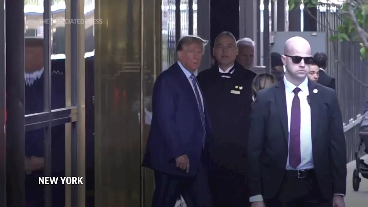 Trump arrives at New York court as jury selection continues