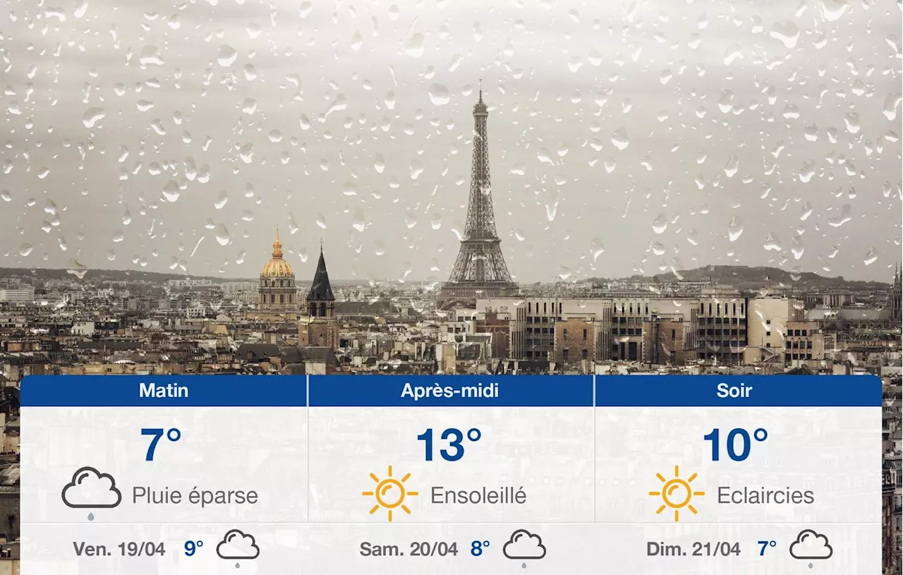 Météo Paris: prévisions du jeudi 18 avril 2024