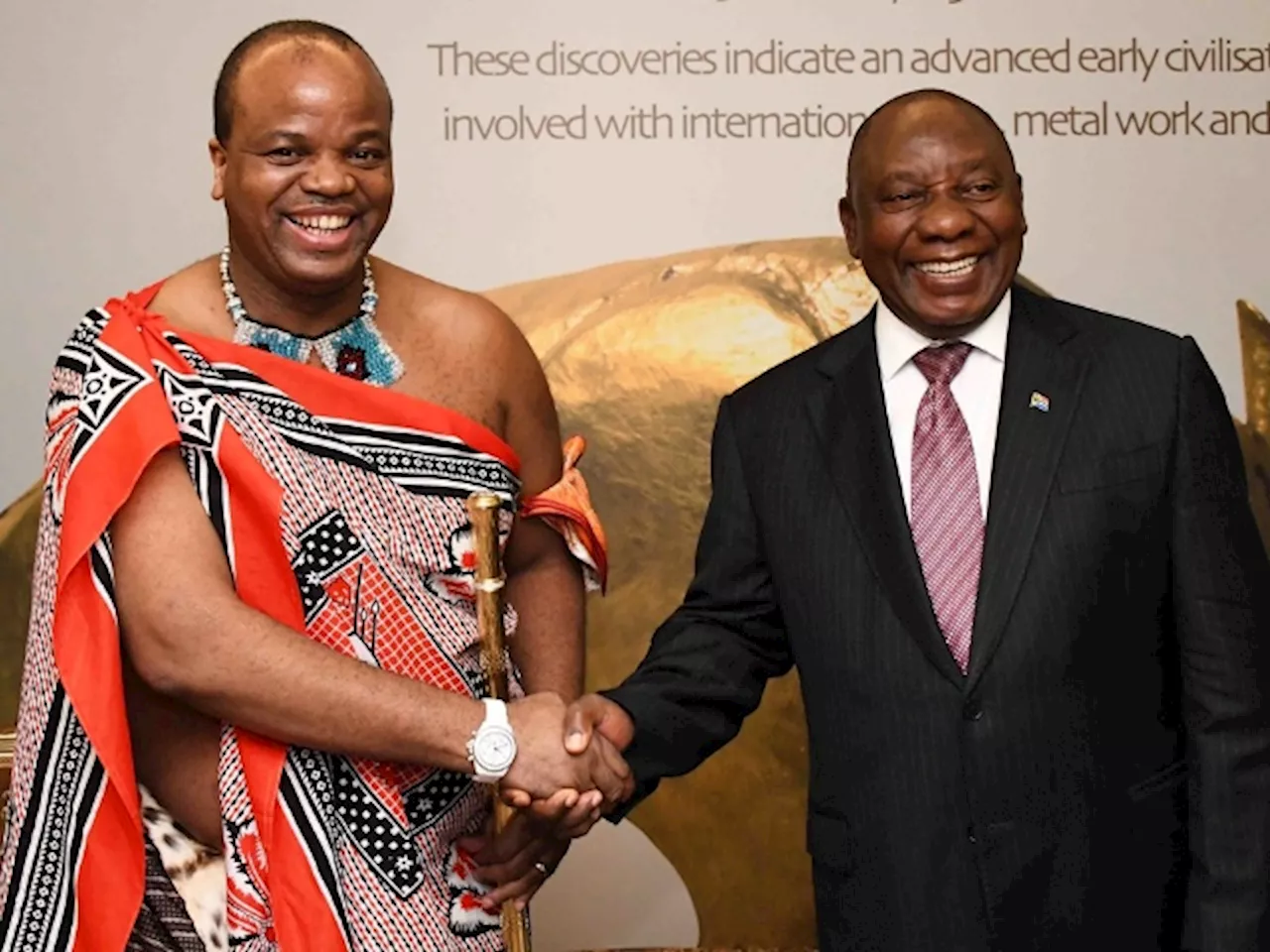 Classic, eSwatini’s King Mswati III Visits South Africa Via “Palace In The Air” [Video]