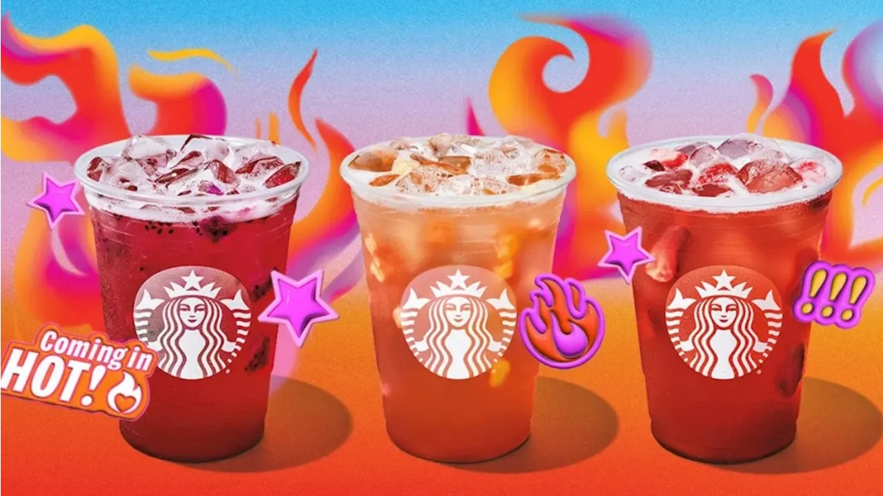 Starbucks lanza nuevas bebidas picantes de limonada