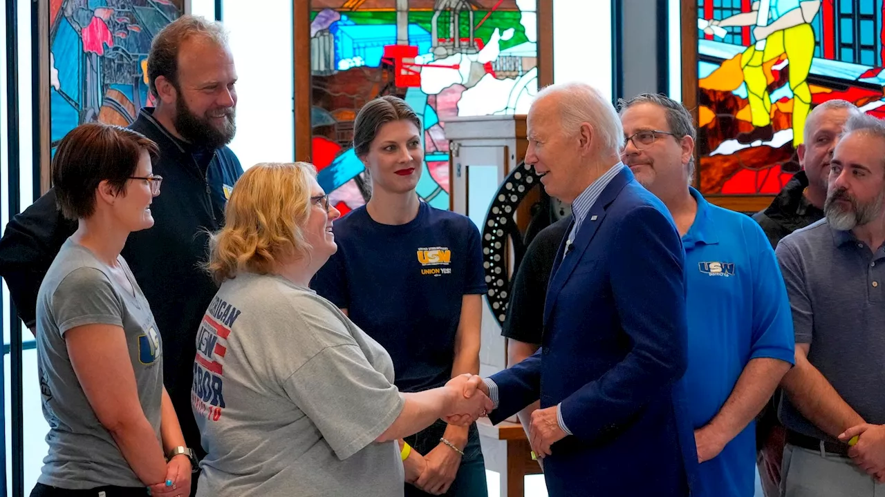 Biden promises union workers to keep US Steel 'American-owned, American-operated'