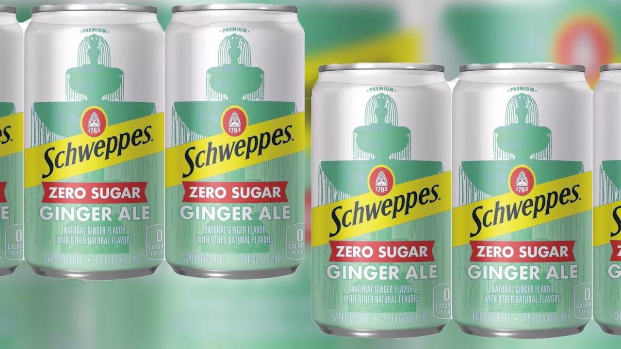 PepsiCo recalls sugar-free Schweppes Ginger Ale for containing 'full sugar'