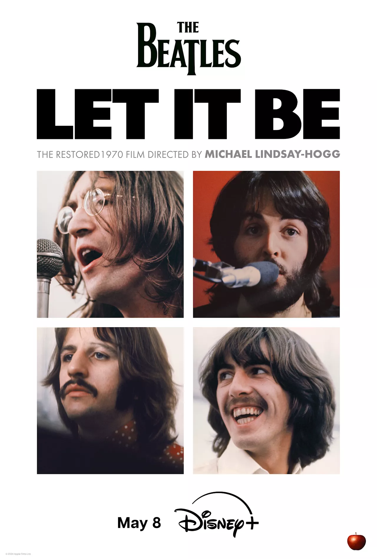 The Beatles' 1970 documentary 'Let It Be' debuting on Disney+ in May