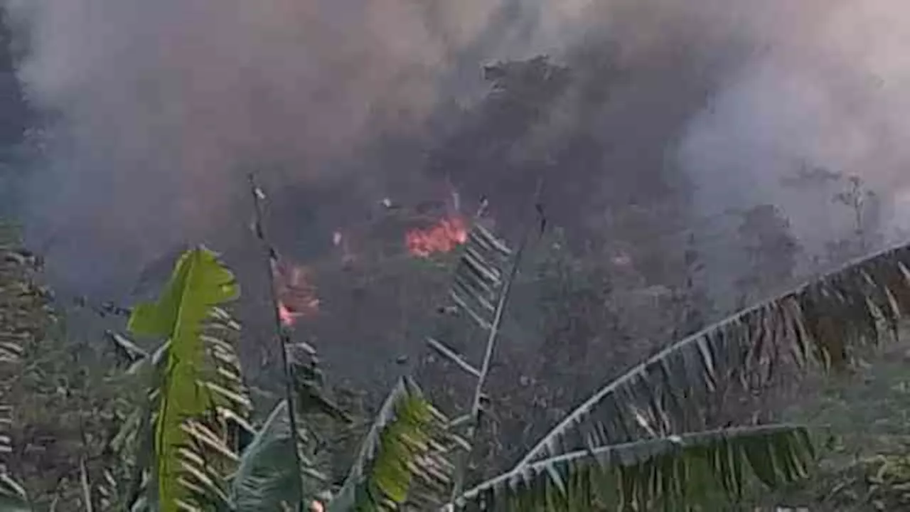 Se activa otro incendio forestal, este miércoles, ahora en Ixtaczoquitlán