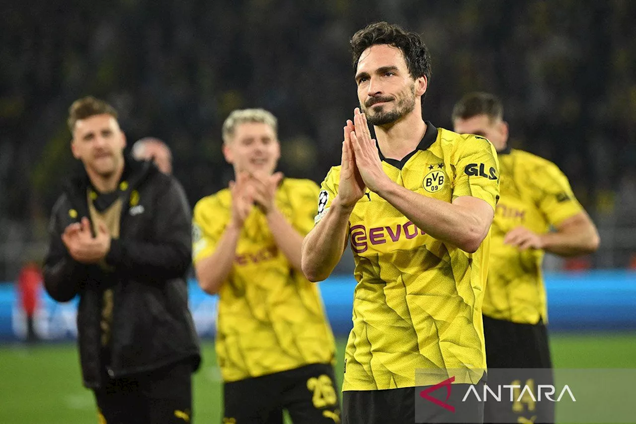 Mats Hummels catatkan 500 penampilan bersama Borussia Dortmund