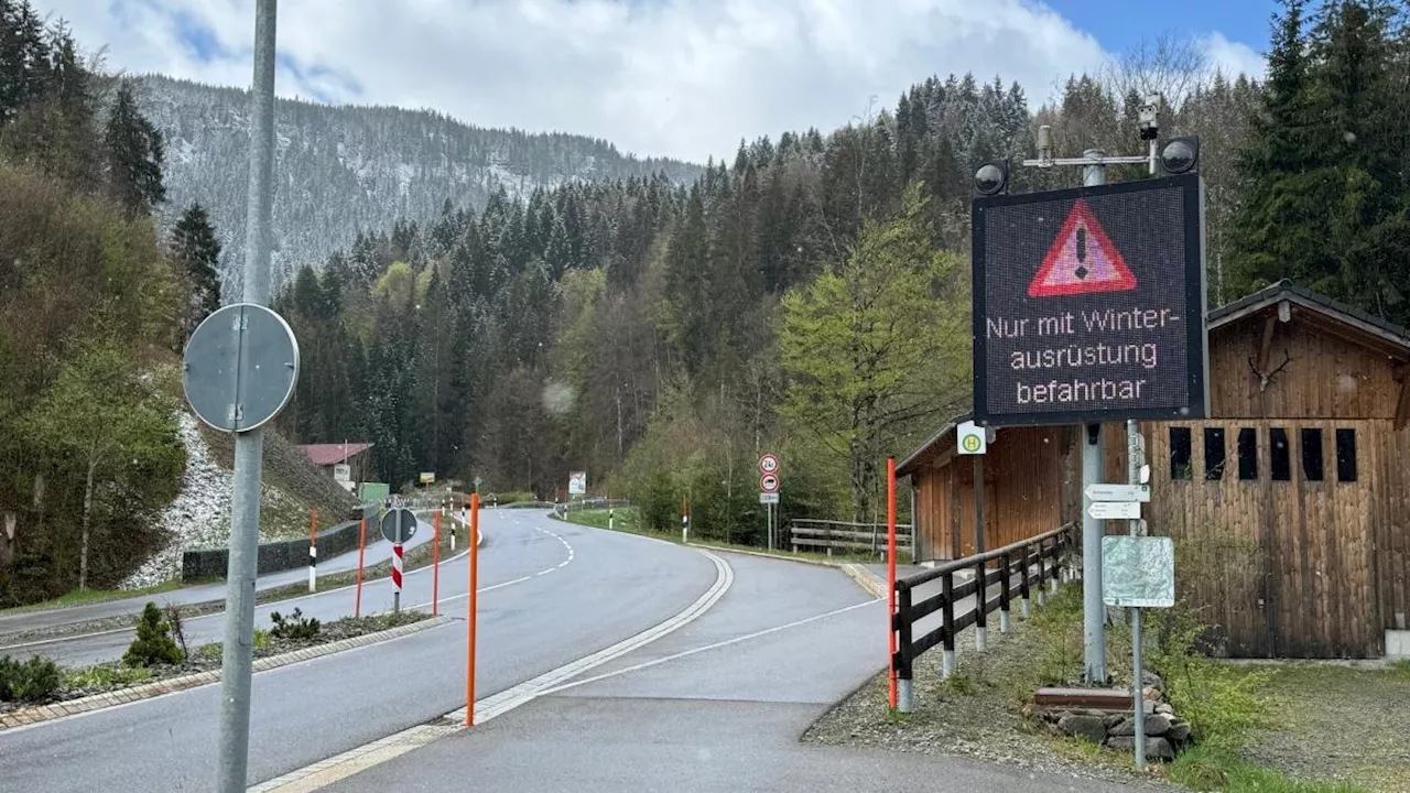 Schnee im April: Darf man trotzdem mit Sommerreifen fahren?