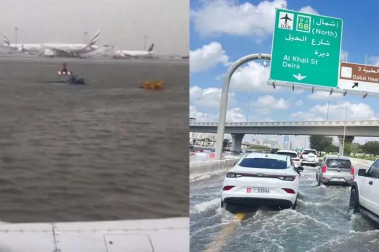 Dubai Airport is in chaos as deadly storms hit UAE and Oman