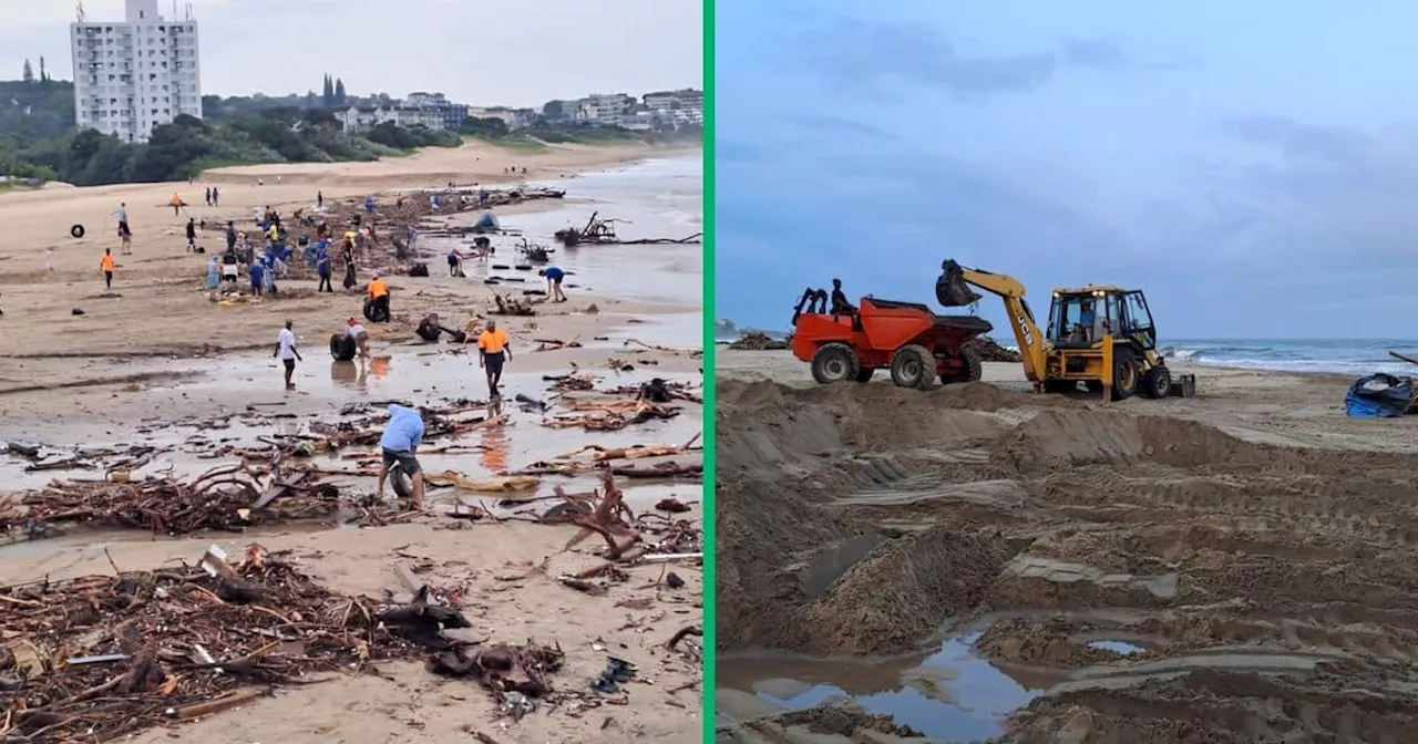 KZN South Coast Community Rallies for Massive Margate Clean-Up Following Devastating Floods