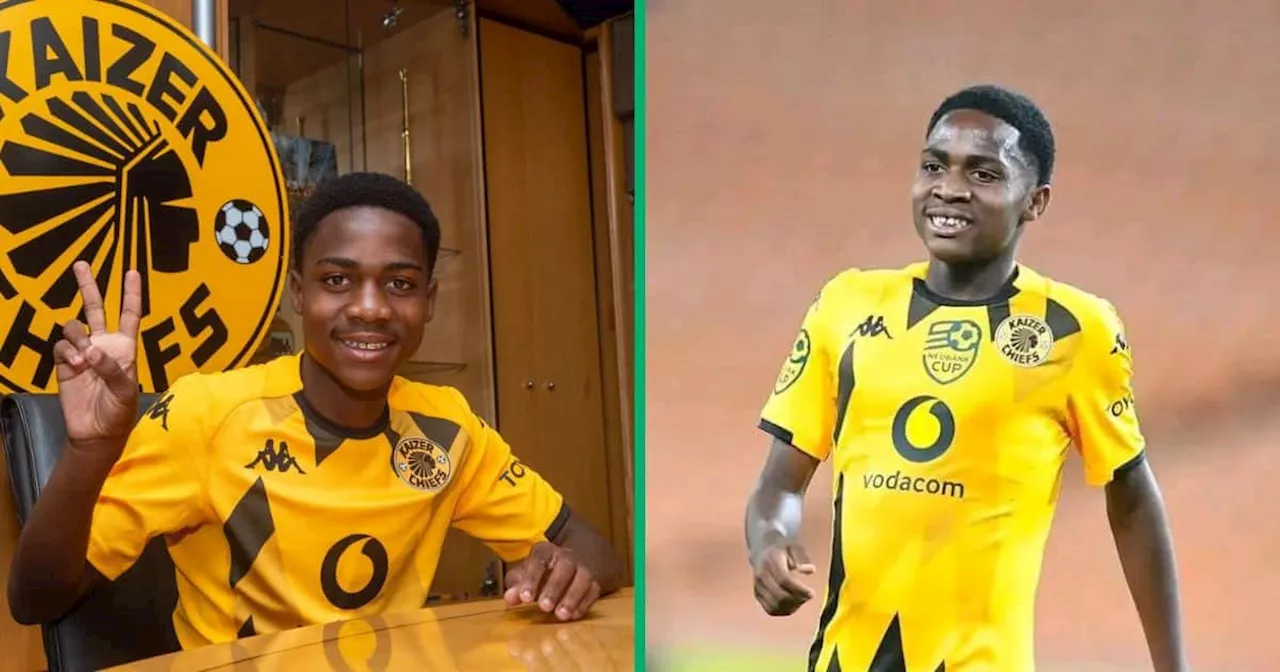 Teen Sensation Mfundo Vilakazi Commits His Future to Kaizer Chiefs After Signing Senior Contract