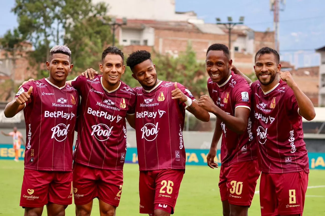 Tolima supera a Envigado y se afianza en la punta de la tabla de posiciones