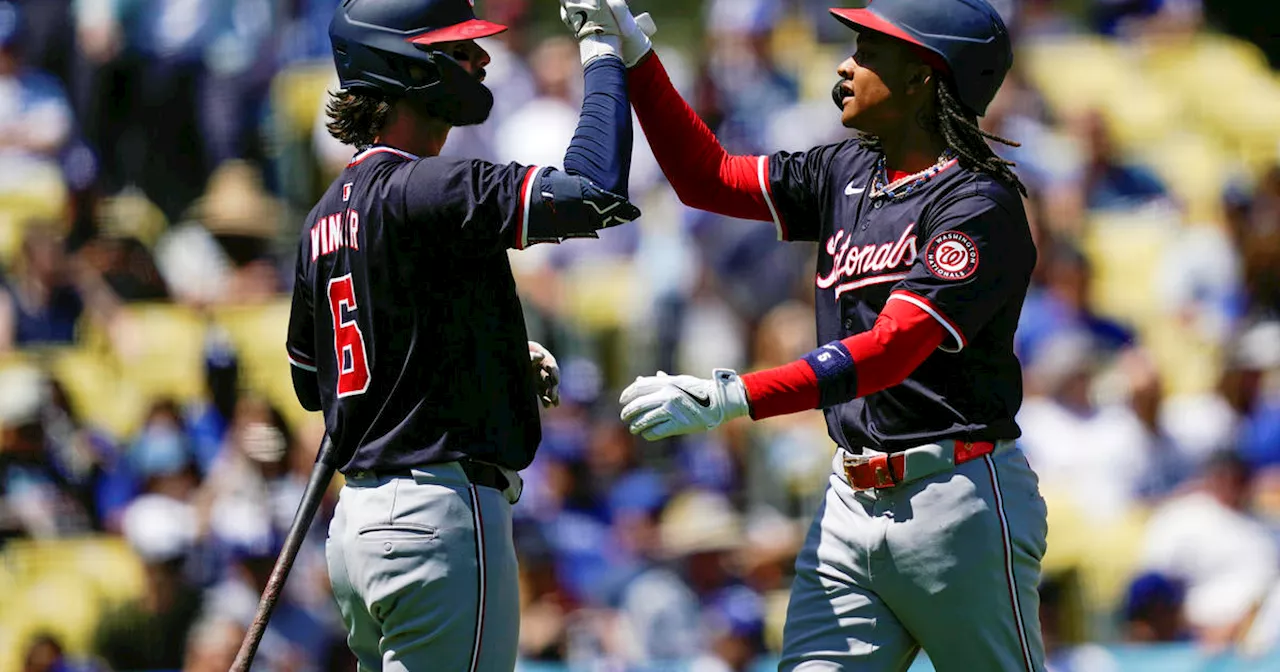 CJ Abrams' leadoff homer lifts Nationals over Dodgers 2-0