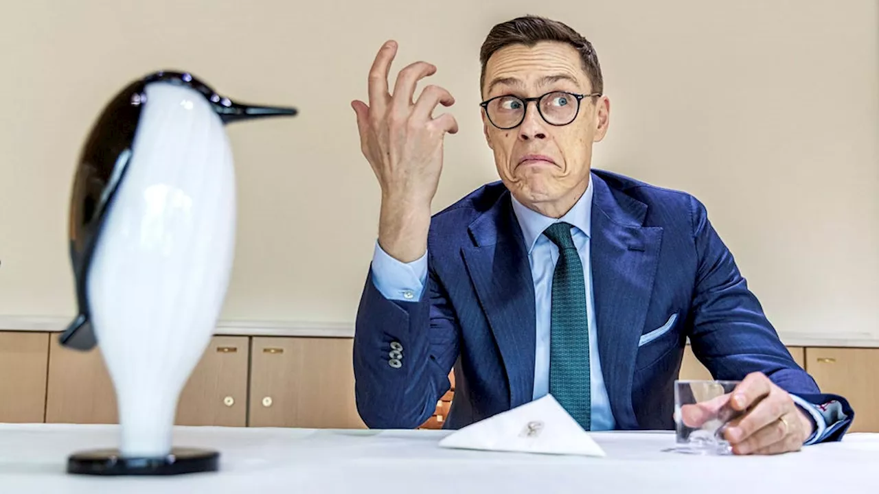 Finlands president Alexander Stubb tonar ned risken för krig