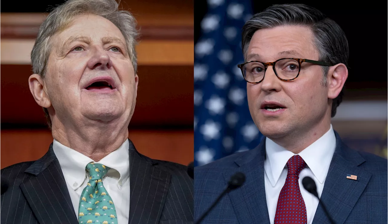 Sen. John Kennedy says Mike Johnson ‘p***es excellence’ in defense of House speaker