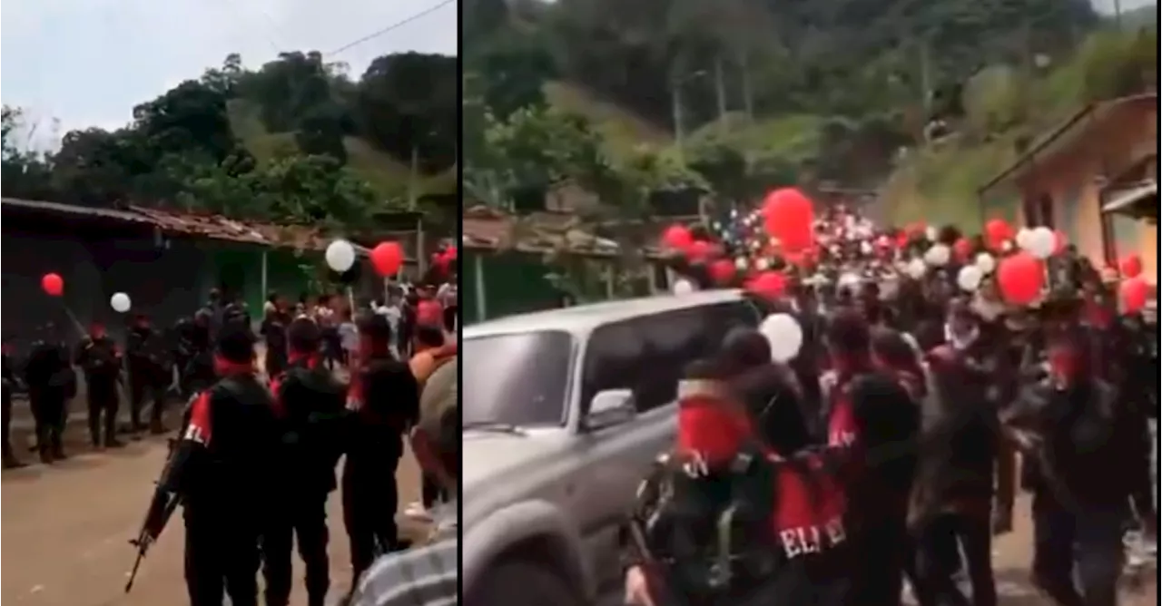 ELN escoltó funeral de un guerrillero en Teorama, Norte de Santander