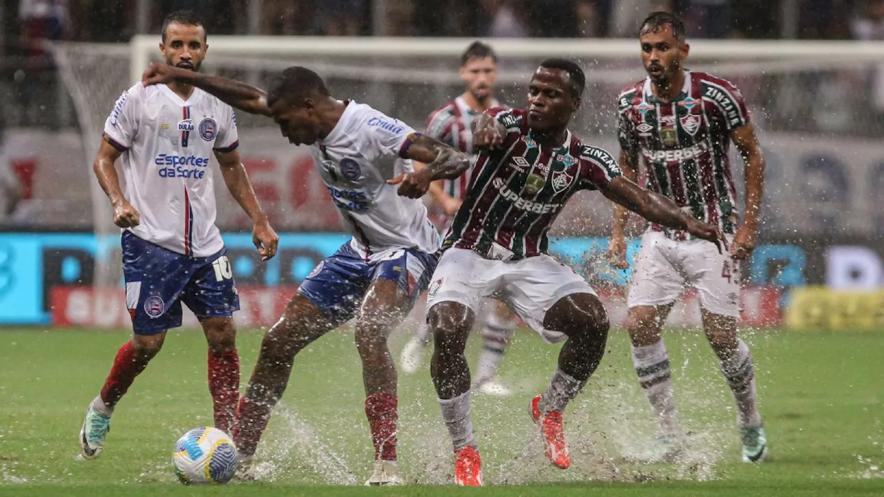 Brasileirão: Bahia vira para cima do Fluminense com golaços e vence a 1ª