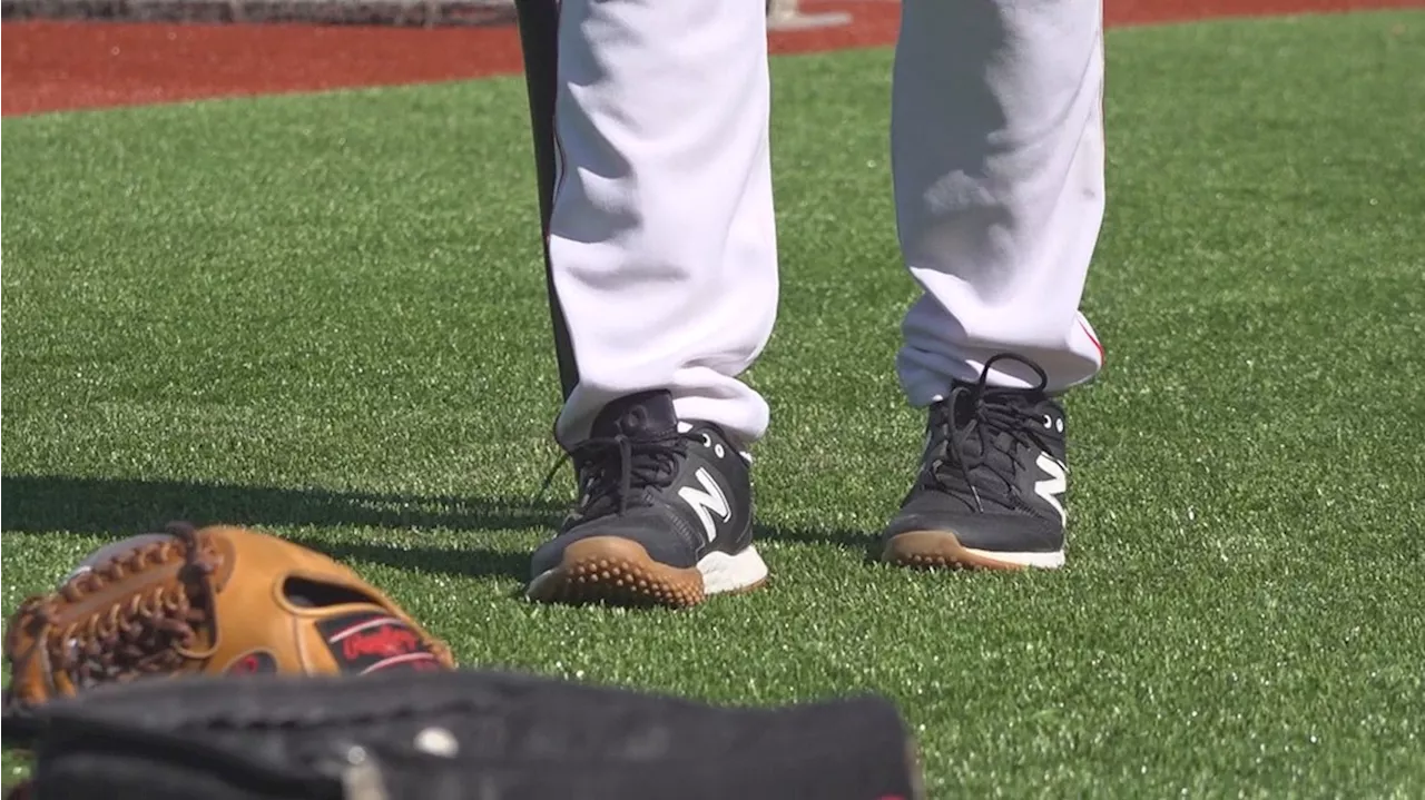 Lancaster Stormers test out new artificial turf field ahead of opening day