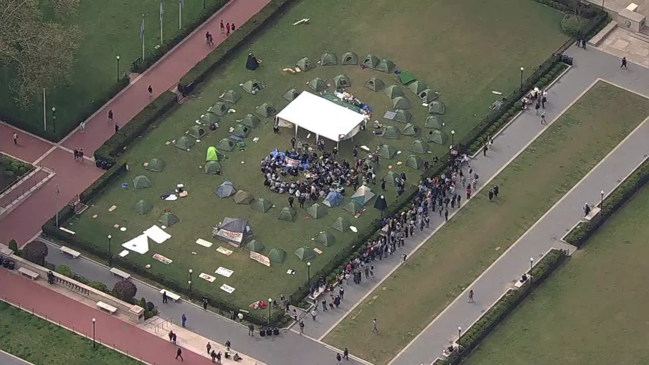 Columbia University protest: Students stage 'Gaza Solidarity Encampment' on campus