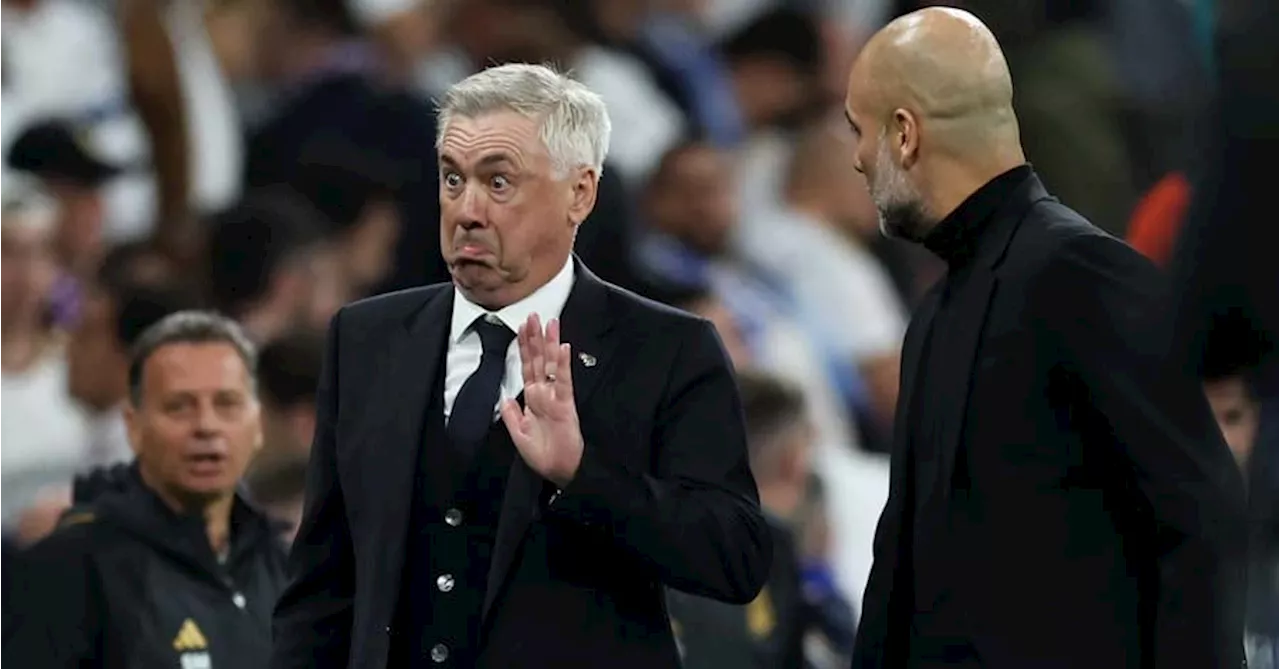 Carlo Ancelotti, el dato en el que supera a Guardiola y el ítem en que lo igualó