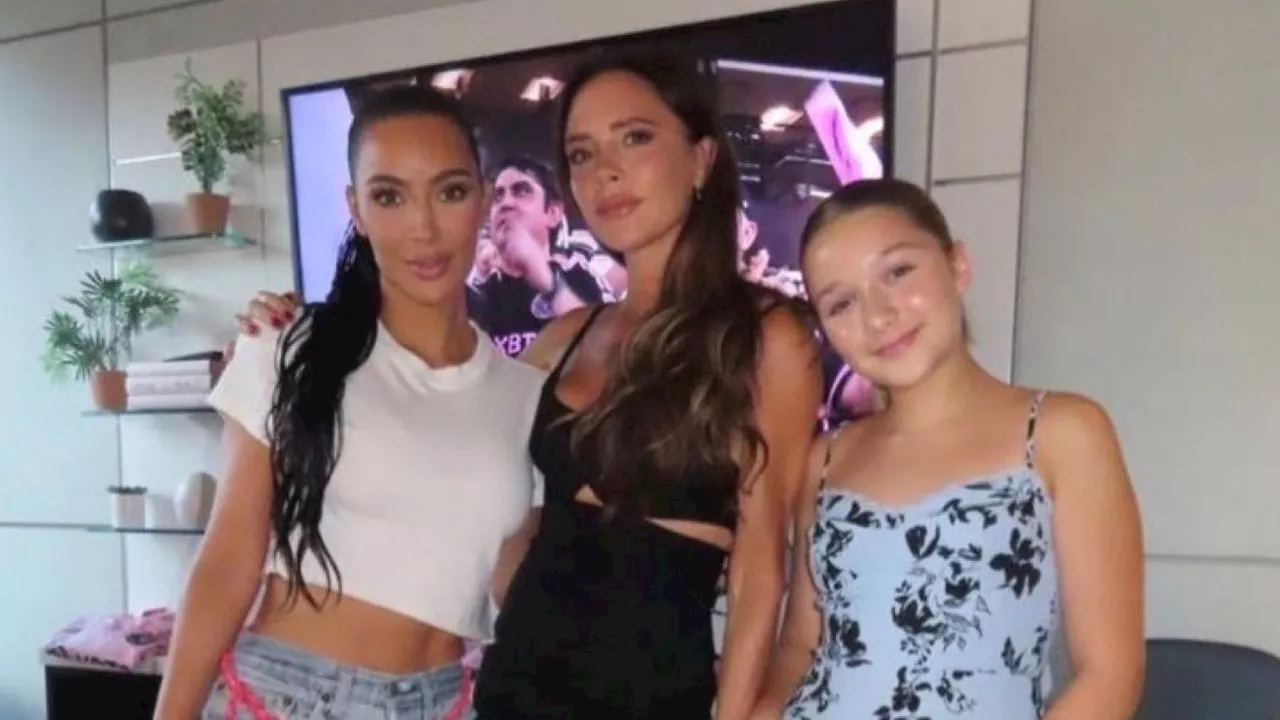 Victoria Beckham's 12-Year-Old Daughter Harper Makes Another Appearance on Kim Kardashian's IG