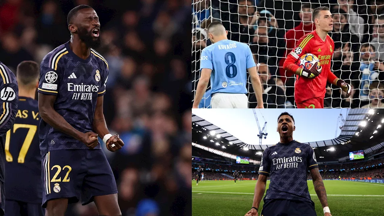 Real Madrid player ratings vs Man City: Never write them off! Andriy Lunin and Antonio Rudiger the shootout heroes as Los Blancos hold firm to knock out Champions League holders