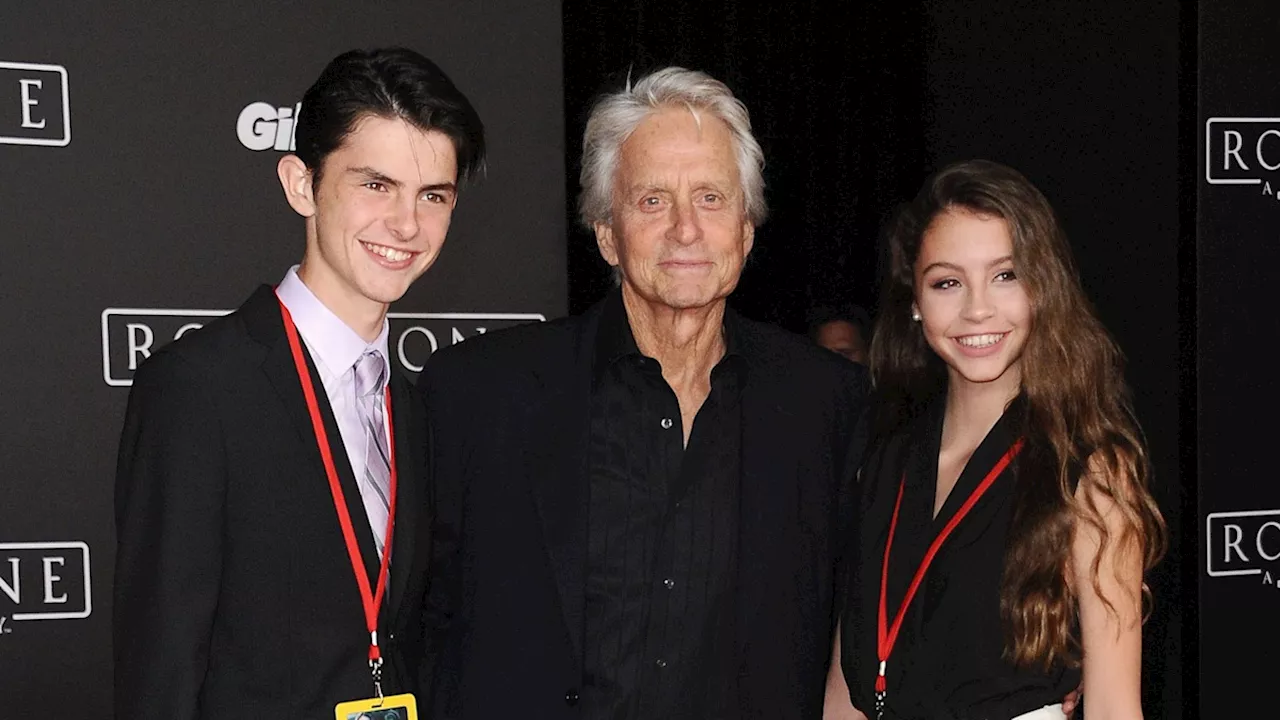 Michael Douglas reveals lavish bribe he uses on kids Carys and Dylan after becoming empty nesters