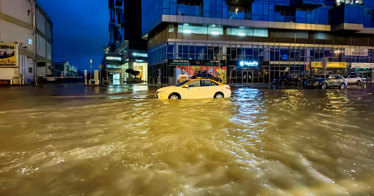 Dubai city hit by flooding as UAE sees heaviest rainfall in 75 years