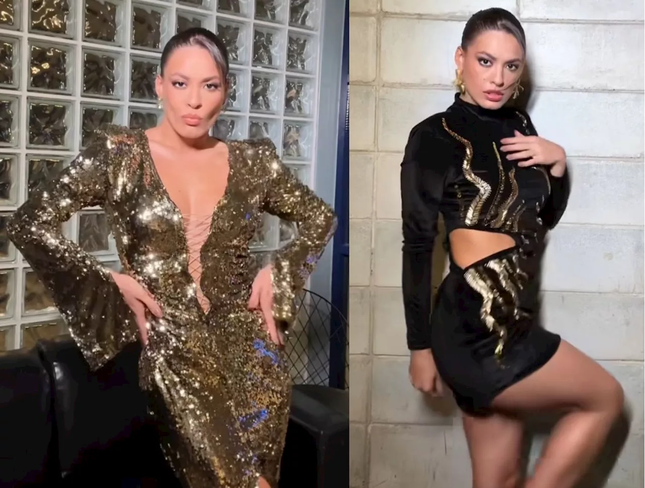 Beatriz Reis tem look barrado na final do 'BBB 24' e se irrita