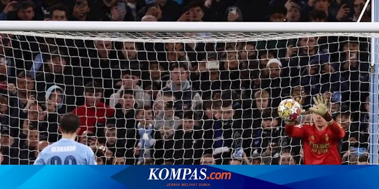 Rahasia Kiper Madrid Gagalkan Tendangan Penalti Bernardo Silva