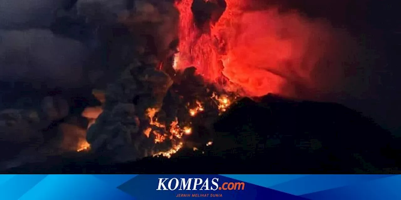 Gunung Ruang di Sulawesi Utara Meletus, Status Naik Jadi Awas