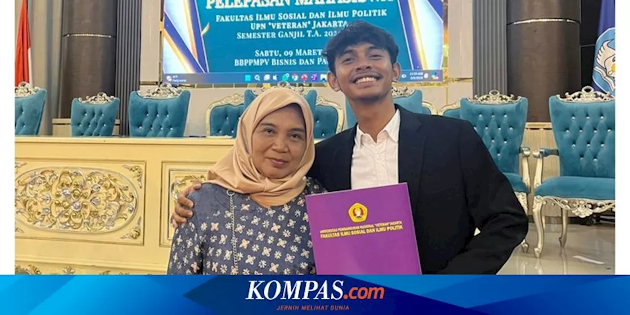 Kisah Bilal, Dulu Tukang Cuci Kini Lulus Dapat IPK Tertinggi di UPNVJ