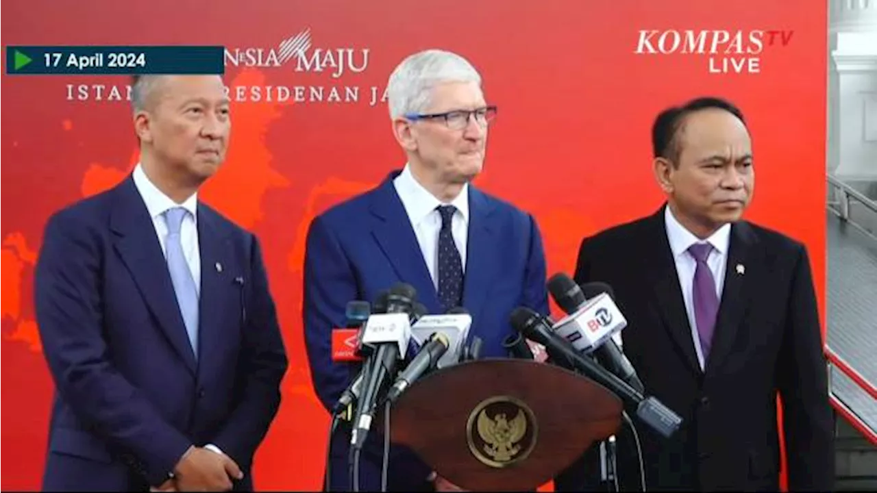 Tim Cook Respons Keinginan Jokowi Bangun Pabrik Apple di Indonesia: Akan Kami Wujudkan